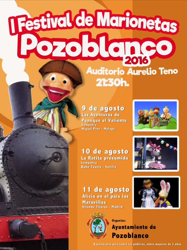 Cartel del Festival de Marionetas de Pozoblanco