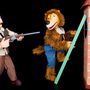 Marionetas de Juan Feroz y El cazador